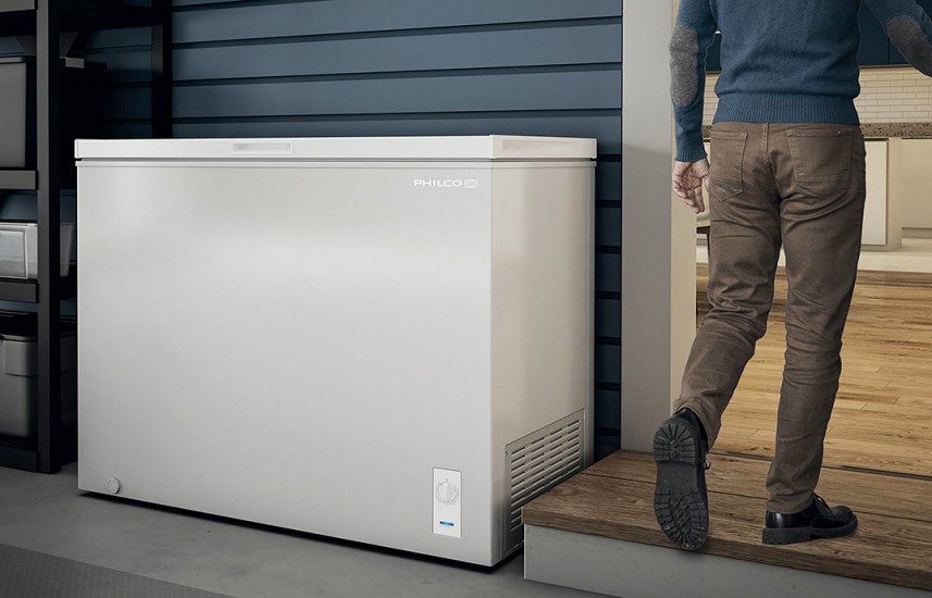 Truhlicové mrazáky Philco: Chytře uložené zásoby kdekoliv v nevytápěné garáži či ve sklepě