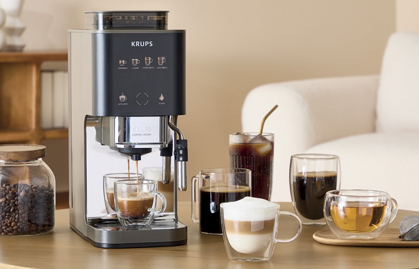 Krups Coffee Crush – revoluce v kompaktnosti přichází. Nešetří na chuti, šetří místo