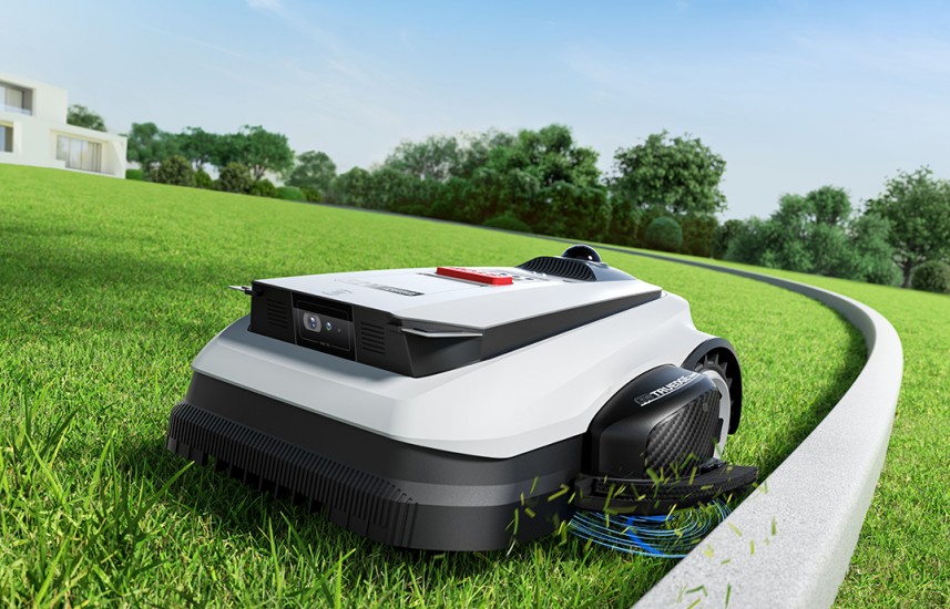 Nová generace robotických sekaček ECOVACS GOAT seče i okraje trávníku, nabízí vyšší výkon a pokročilou navigaci